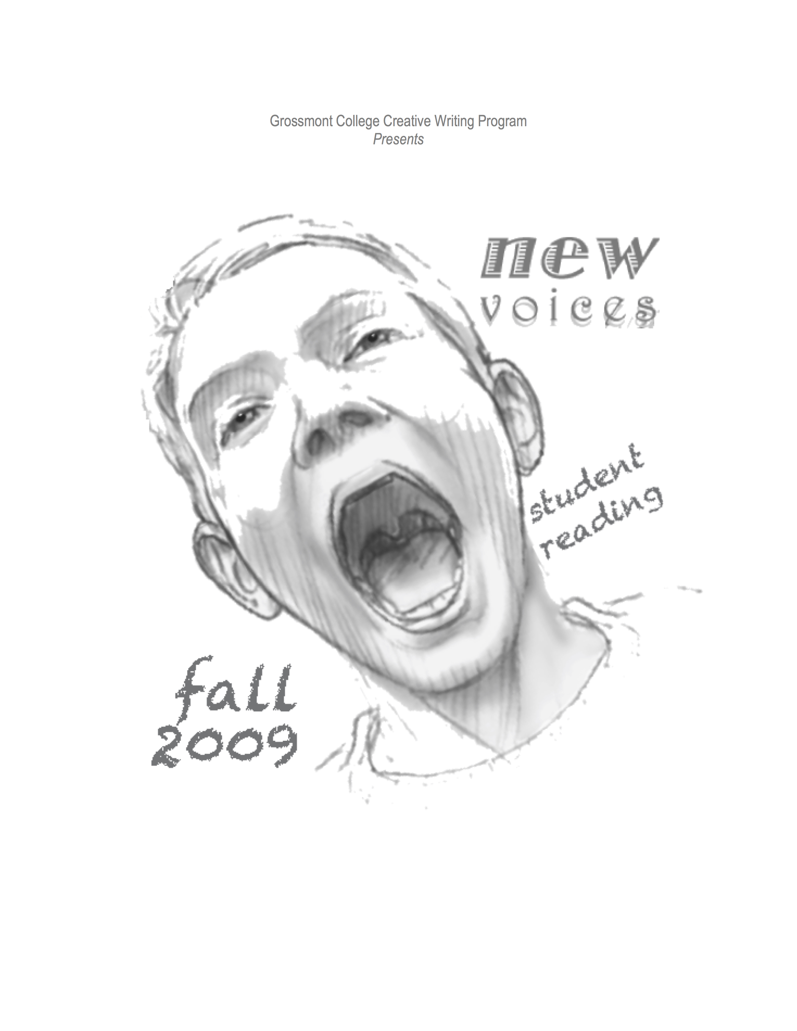 2009 Fall New Voices program cover