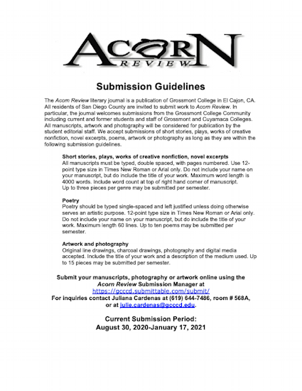 Acorn Review Submission Guide PDF