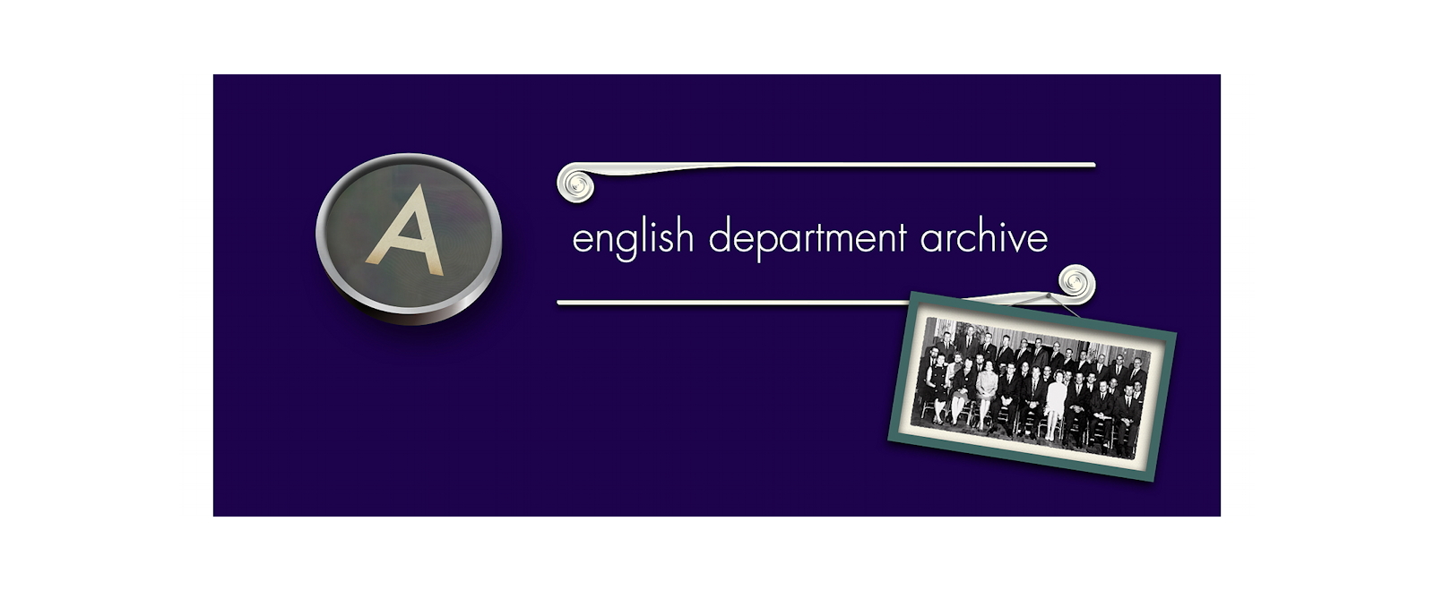 English Department Archive main banner