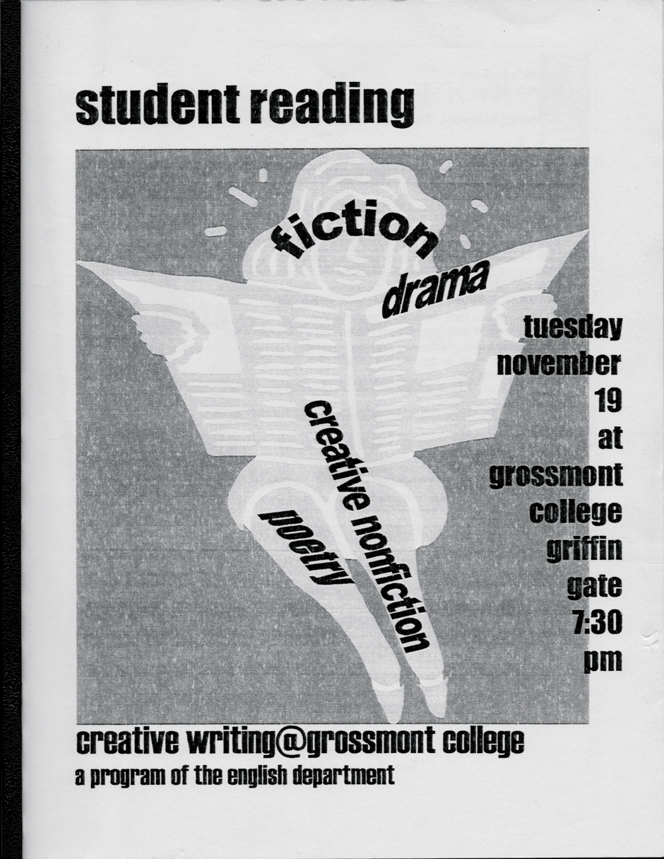 2002 Fall Student Reading zine cover