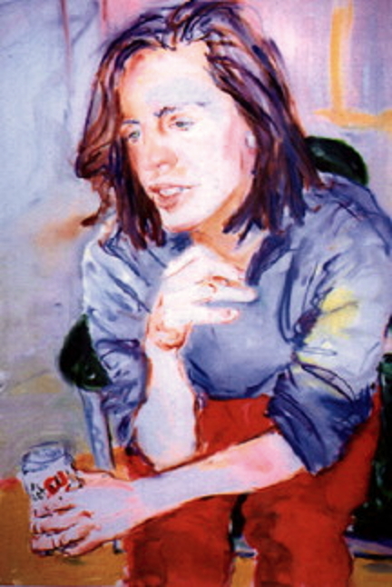 2008 FRS Eileen Myles painted portrait
