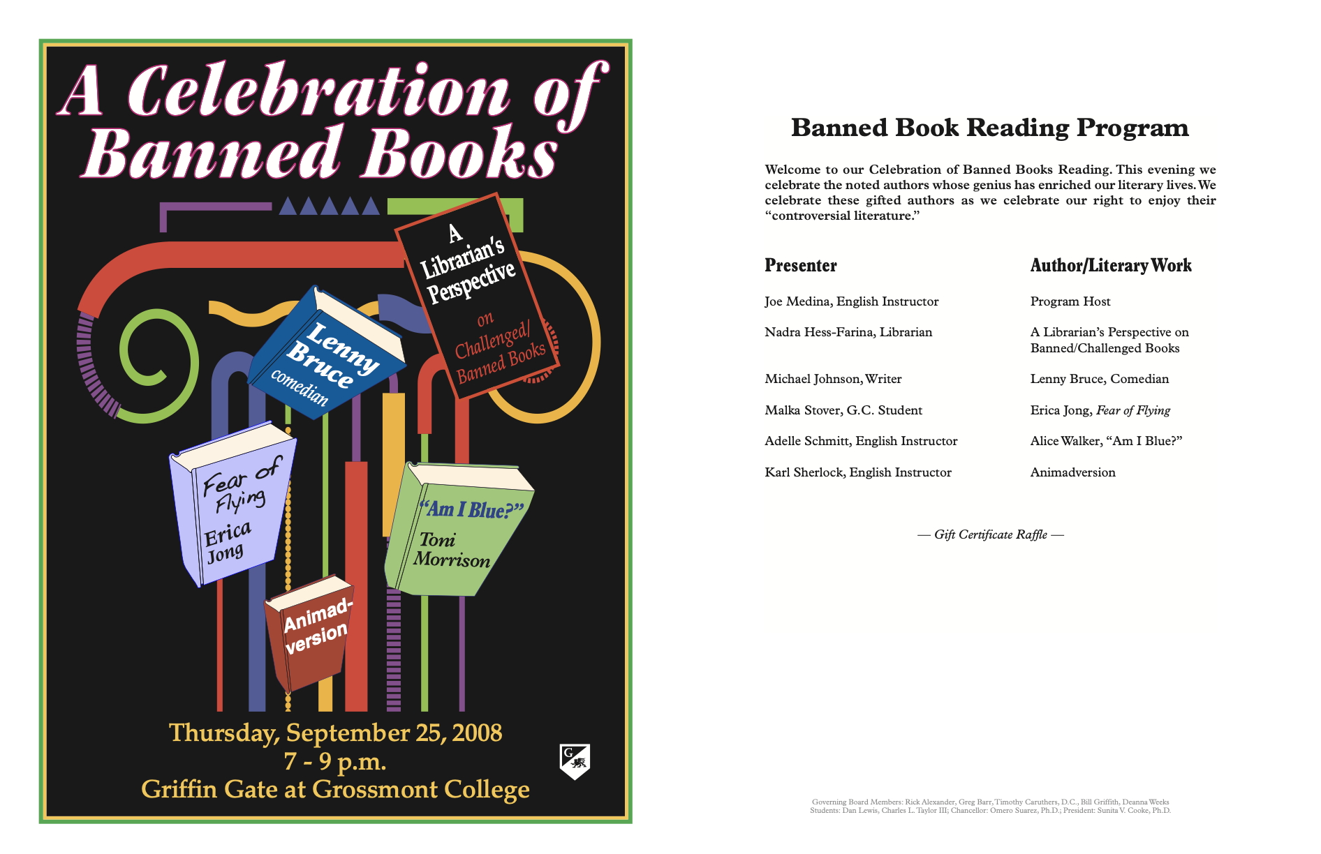2008 Banned Books program