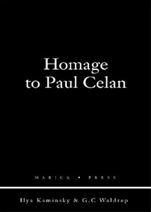 Homage to Paul Celan.