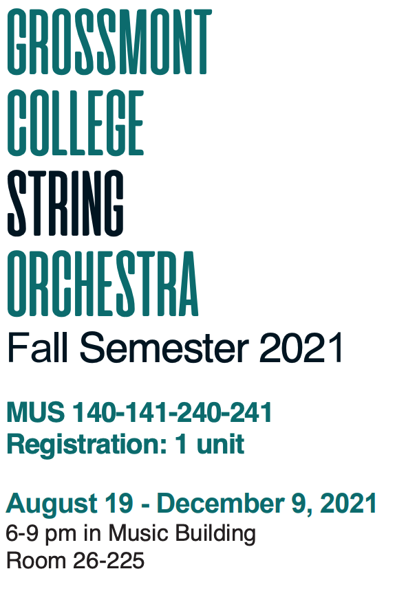 String Orchestra Dates