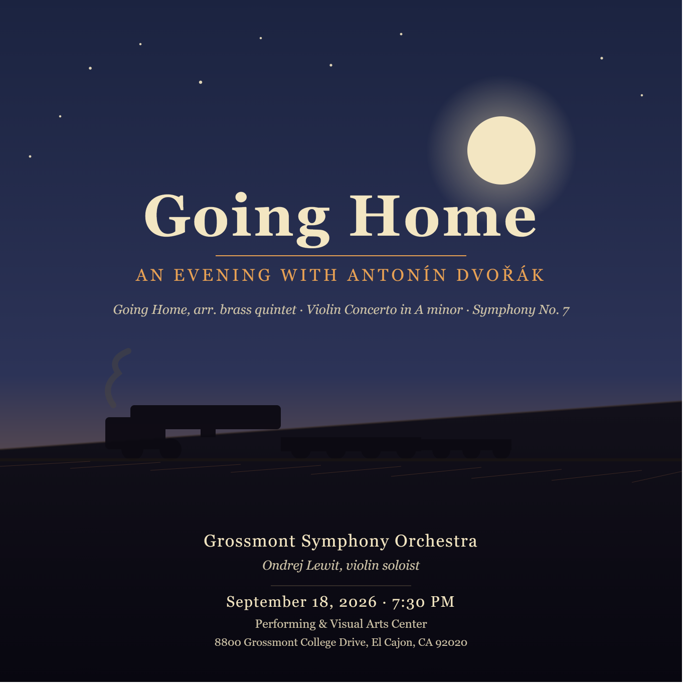 Going Home: An Evening with Antonín Dvořák