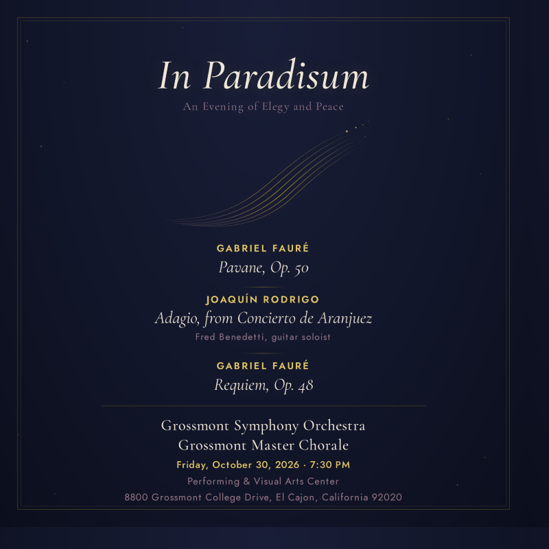 “In Paradisum: An Evening of Elegy and Peace