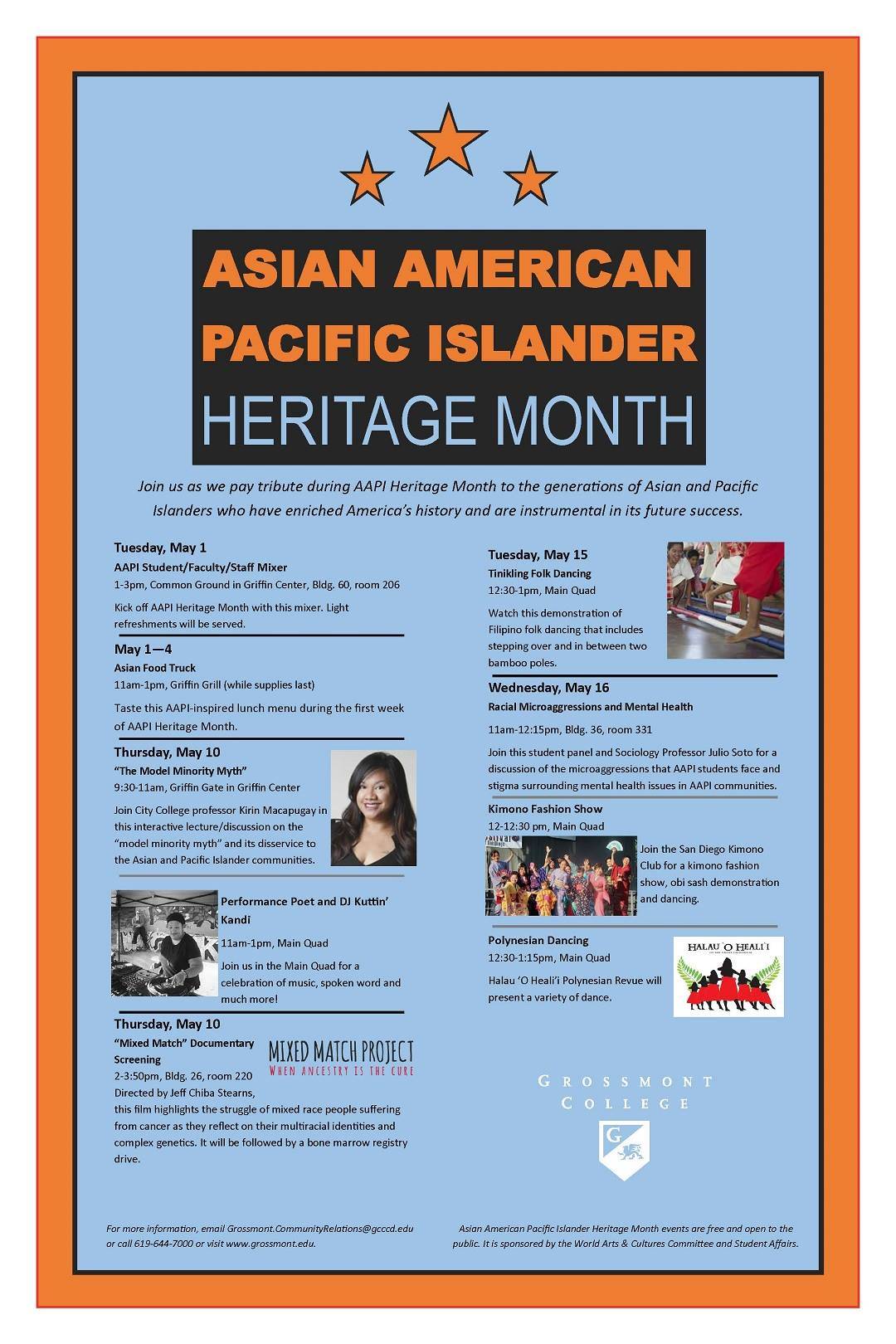 API Heritage Month flyer