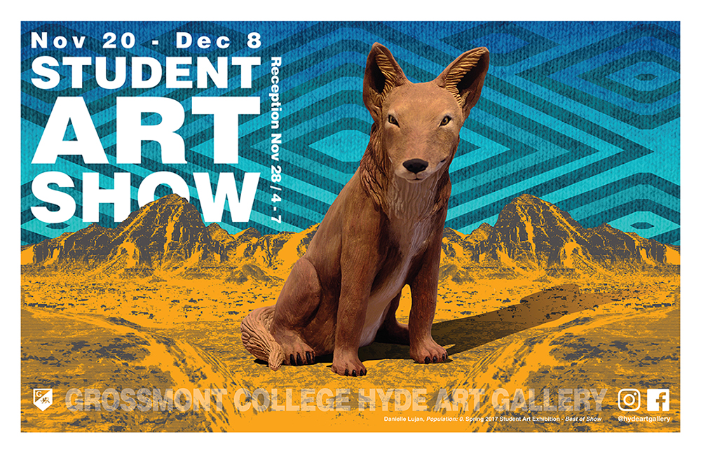 Fall 2017 Student Art Show Poster