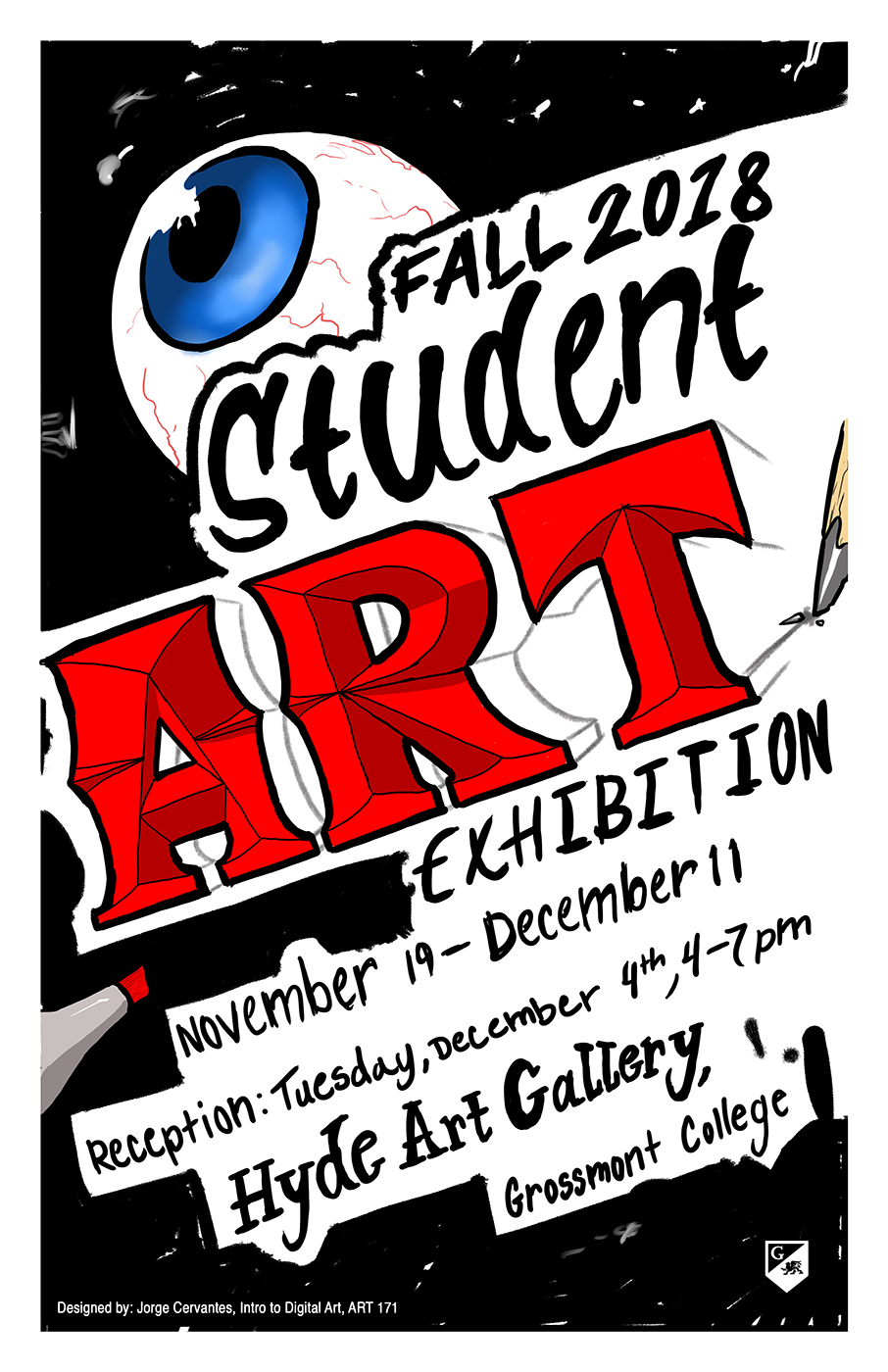 Student Art Exhibition Poster 4