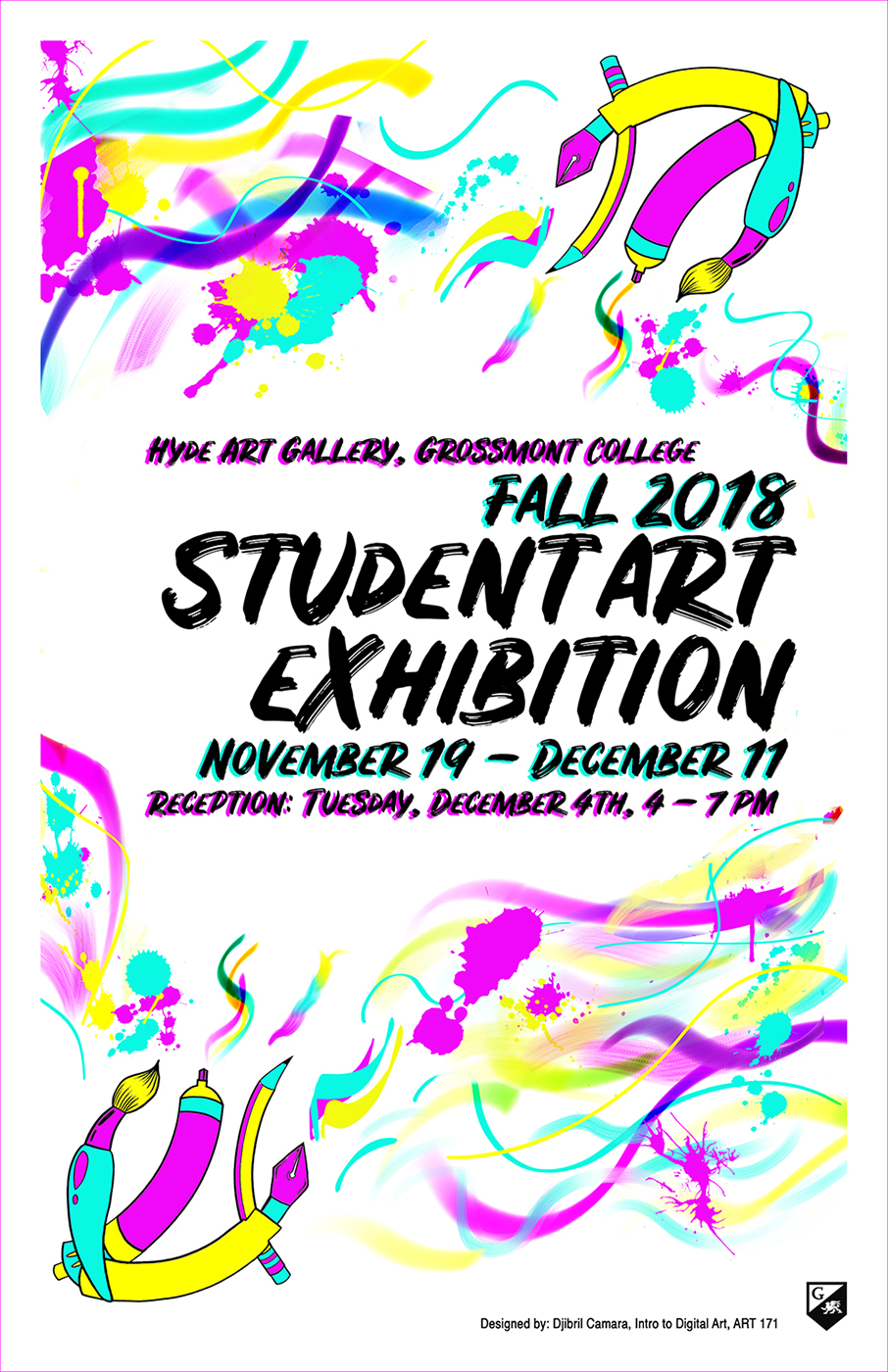 Student Art Exhibition Poster 6