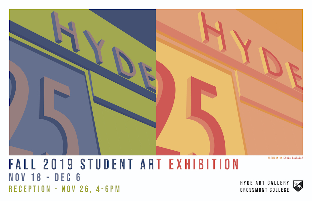 Fall 2019 Student Art Exhibition Poster