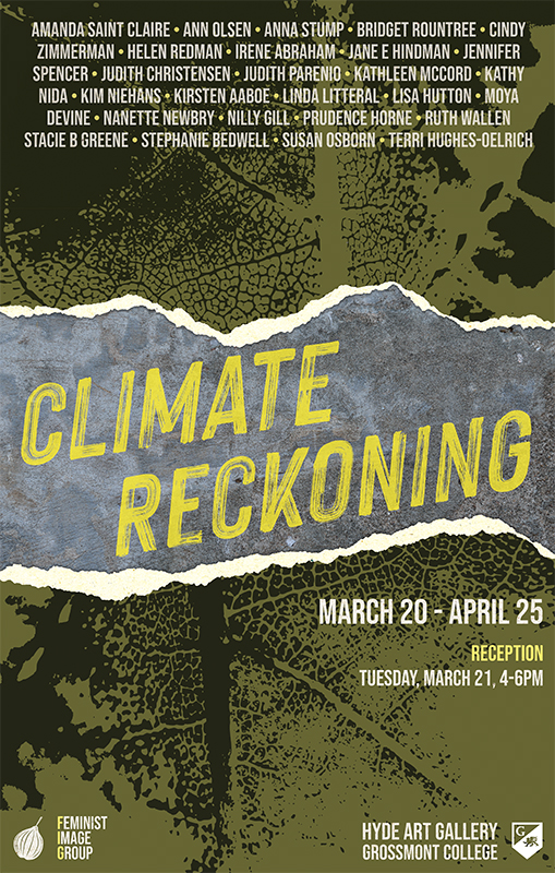 "Climate Reckoning" Exhibition Poster
