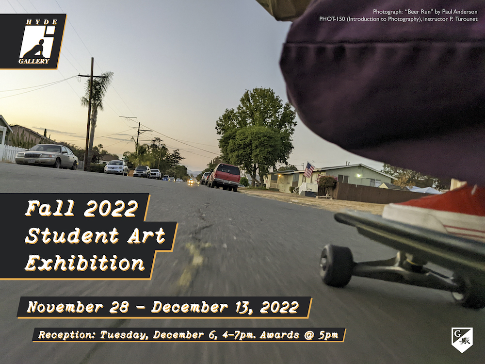 Fall 2022 Student Art Exhibition Poster