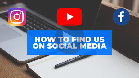 How to find us on social media 