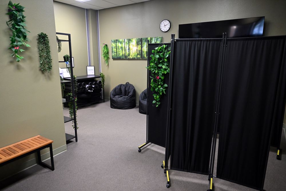 Interior photograph of the Reflection Room 