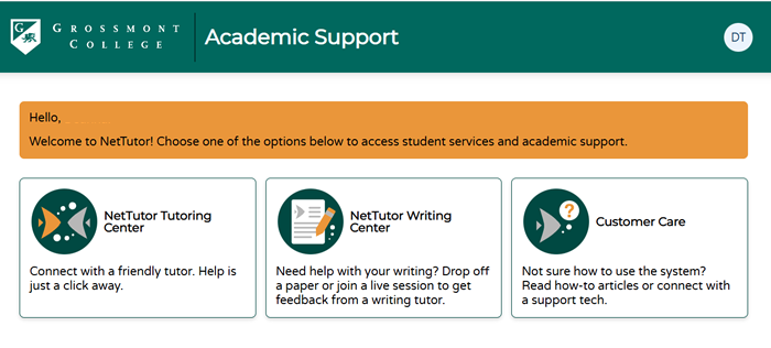 NetTutor Student Portal