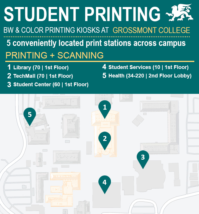 student printing map